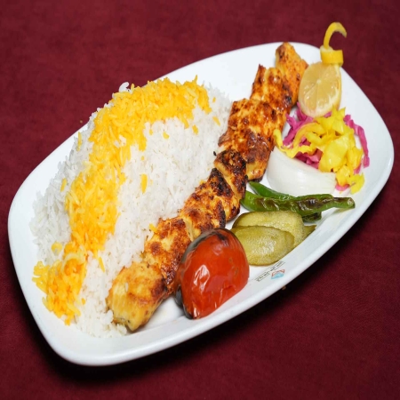 چلو جوجه زعفرانی